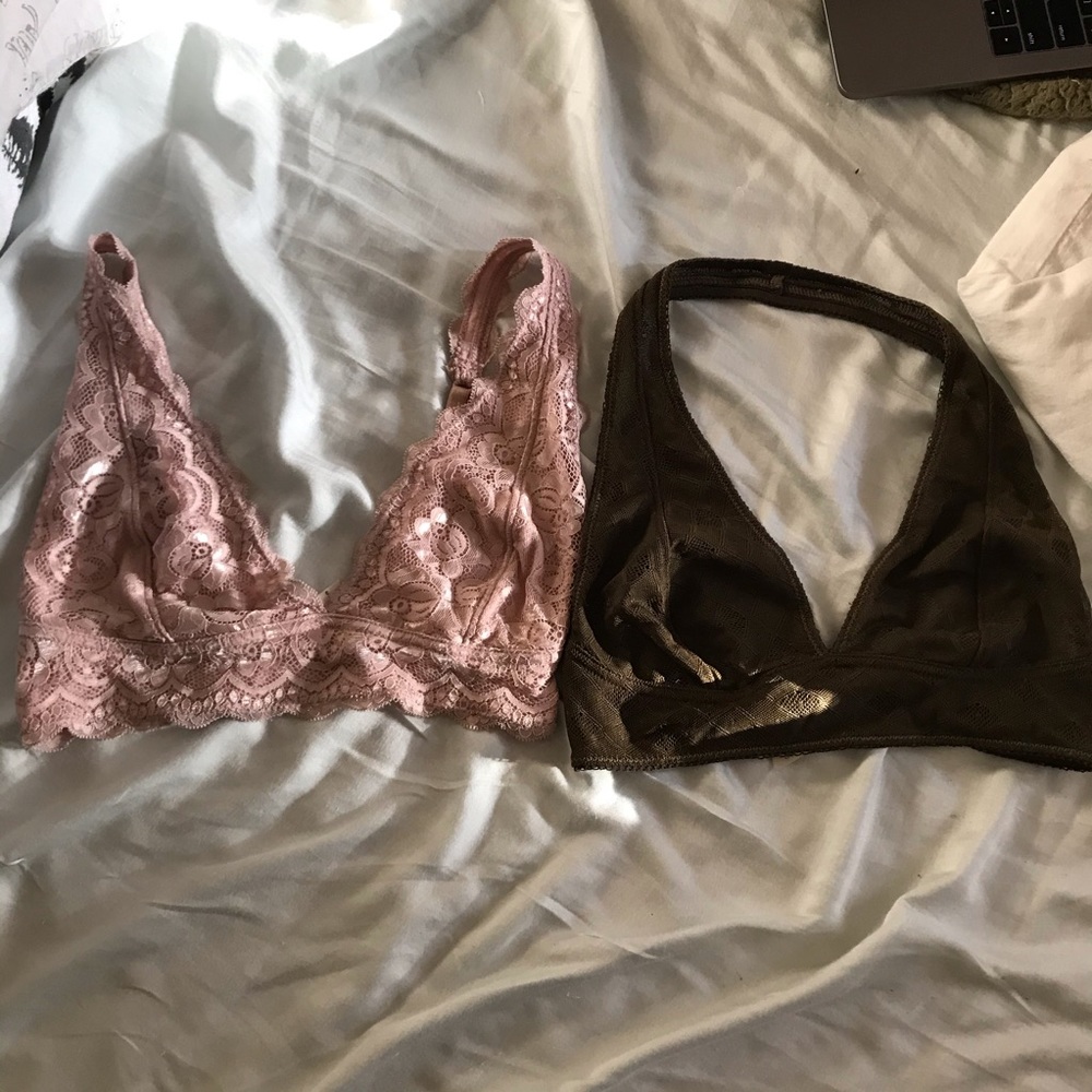 Urban Outfitters lace bralettes